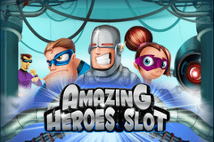 Amazing Heroes Slot logo
