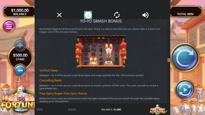 Yo-Yo Smash Bonus
