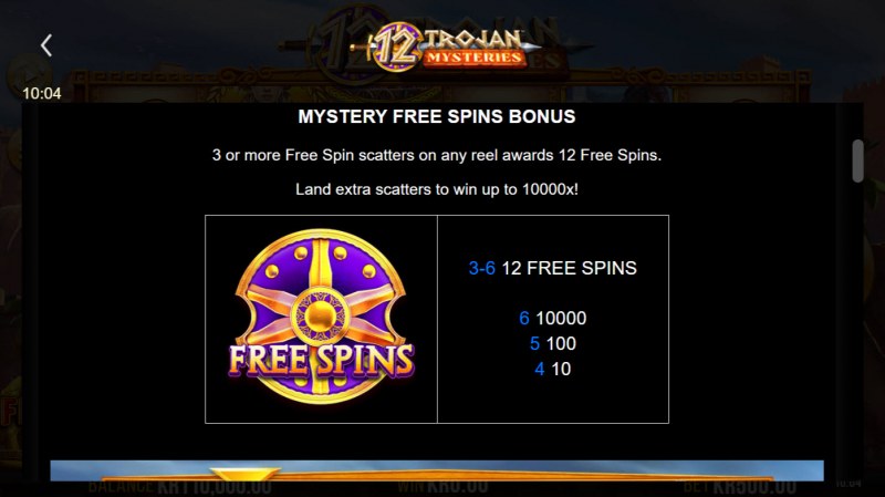 Mystery Free Spins Bonus