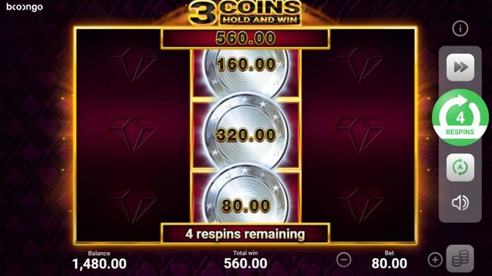 4 Spins awarded