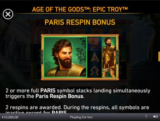 Paris Respin Bonus