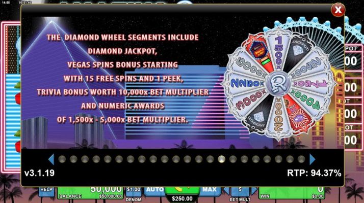 Diamond Bonus Wheel