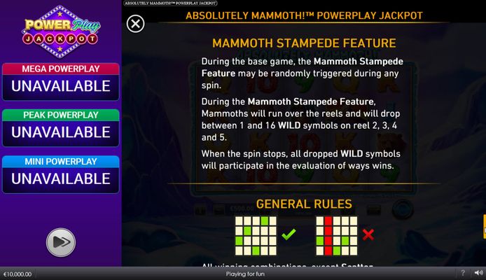 Mammoth Stampede Feature