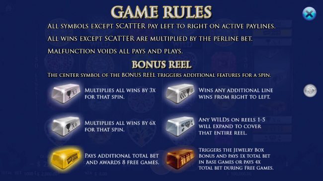 Bonus Game Rules