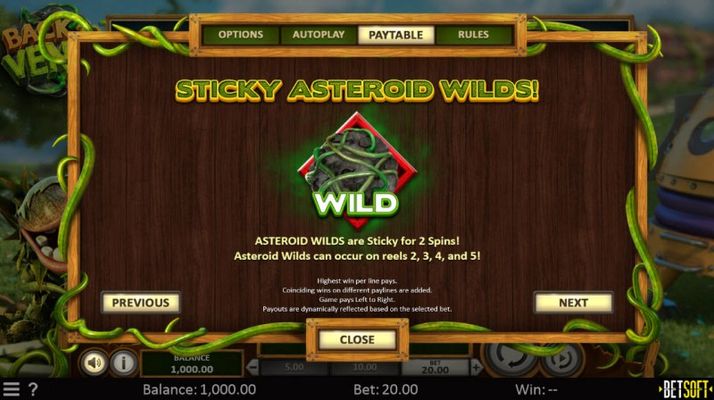 Sticky Asteroid Wild