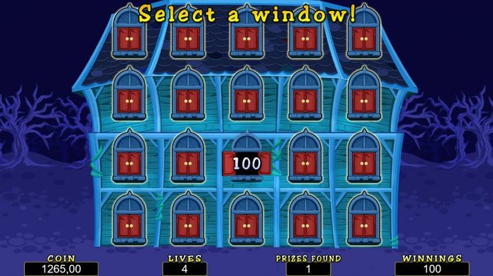 Open windows to reveal a prize