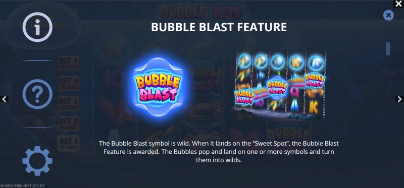 Bubble Blast Feature