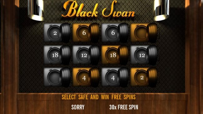 Open safes to reveal free spins, but, watch out for the empty ones