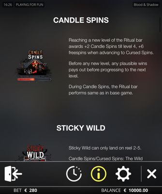Candle Spins