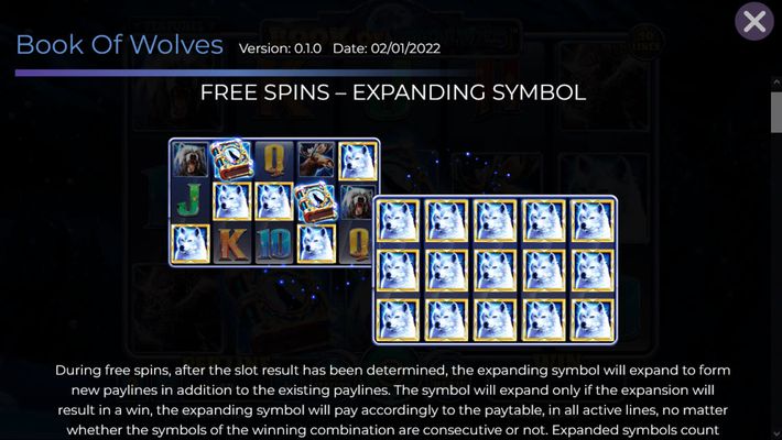 Free Spins - Expanding Symbols