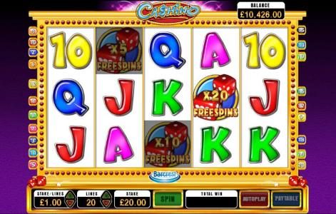 another pick me bonus feature triggers 20 free spins
