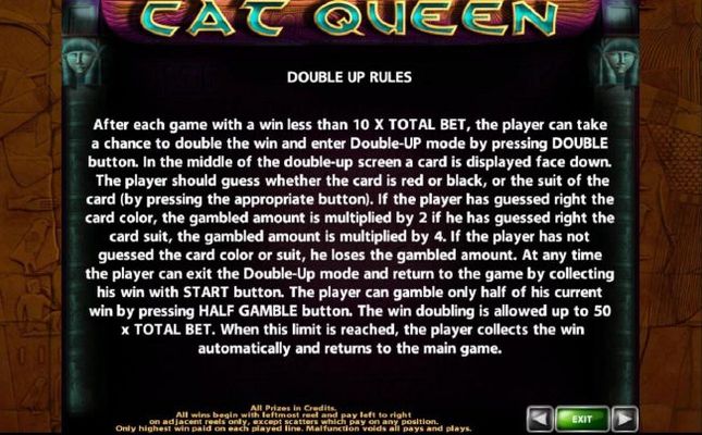 Double Up Rules