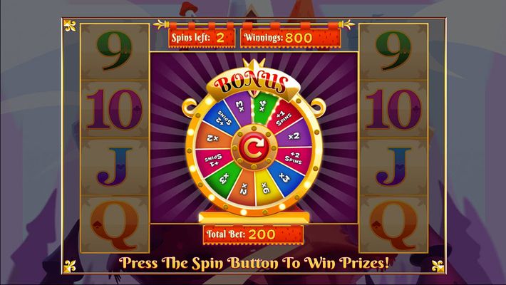 Spin the wheel to win cash multipliers