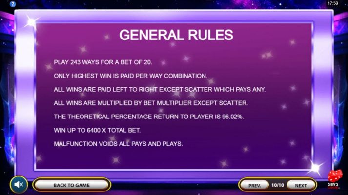 General Game Rules