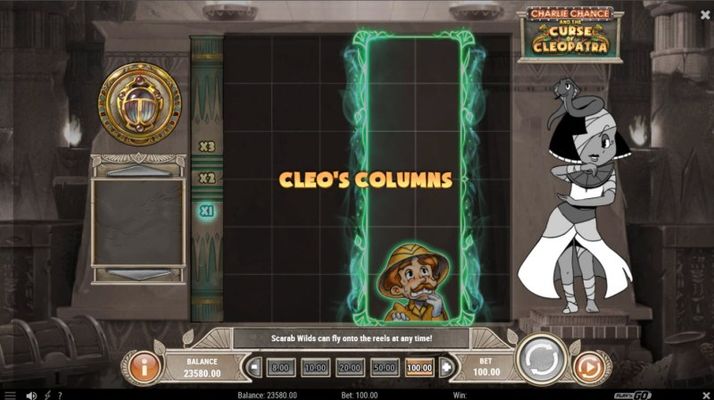 Cleo&#039;s Columns triggered
