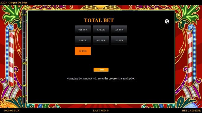 Total Bet Options
