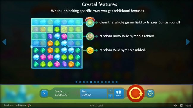 Crystal Feature Rules