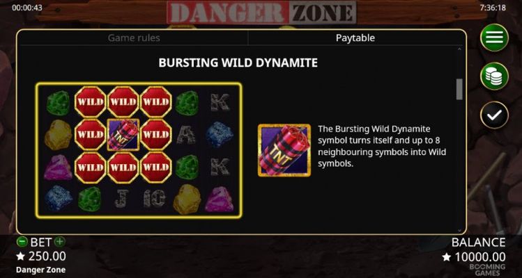 Bursting Wild Dynamite