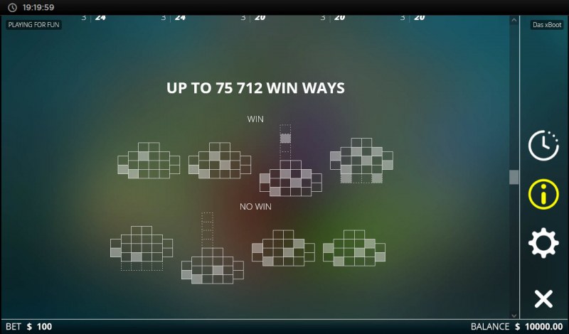 Up to 75712 Ways to Win