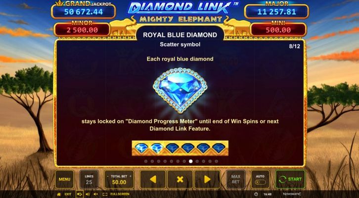 Royal Blue Diamond