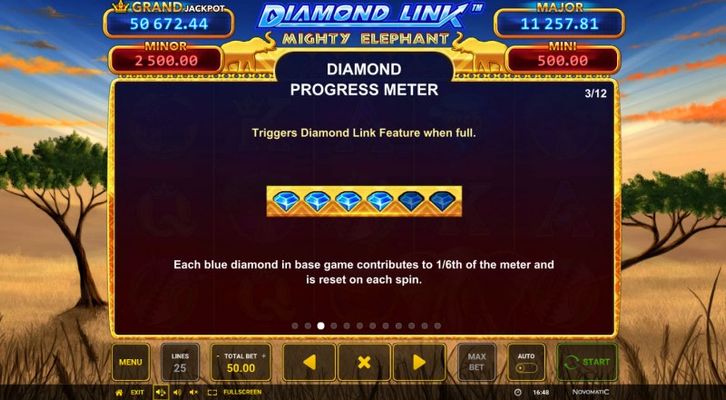 Diamond Progress Meter