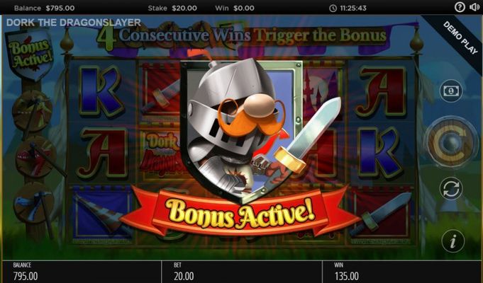 Four or more consecutive cascade wins triggers the free spins feature