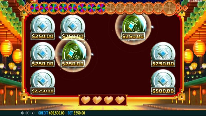 Four or more chances to land more money symbols during the Hold and Spin feature