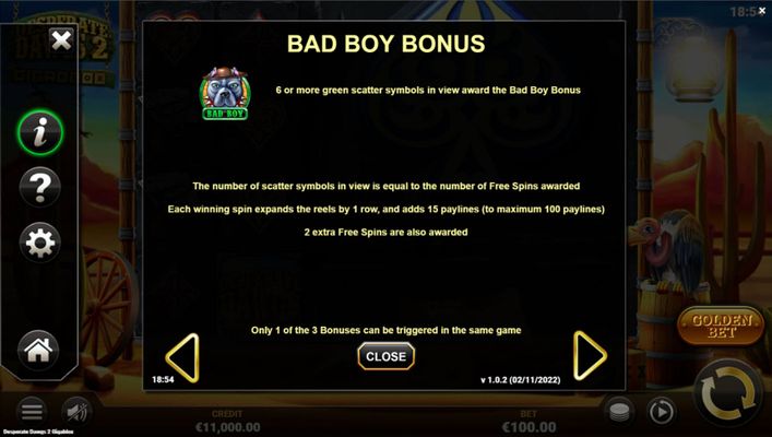 Bad Boy Bonus