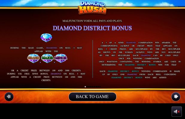 Diamond District Bonus