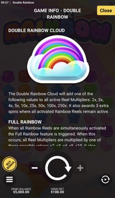 Double Rainbow Cloud