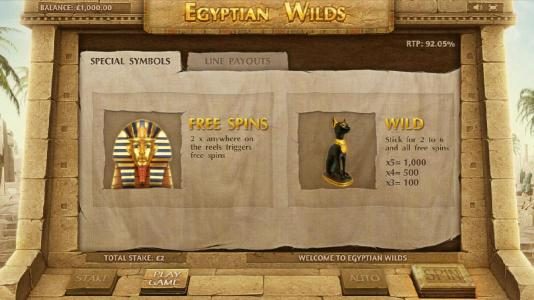 free spins and wild symbols game rules