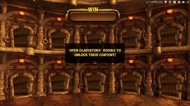 Open gladiators rooms to unlock their content