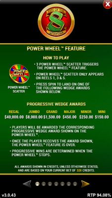 Power Wheel Feature