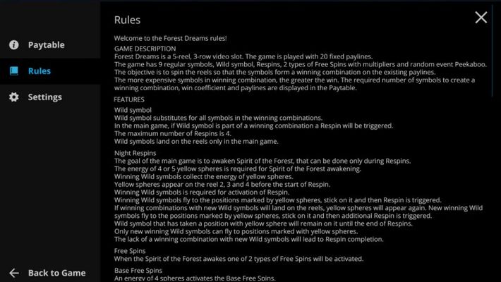 General Game Rules