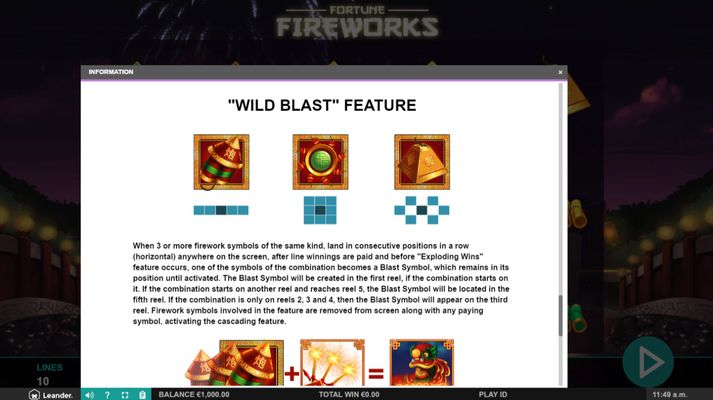 Wild Blast Feature
