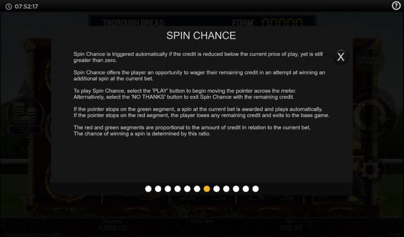 Spin Chance Rules
