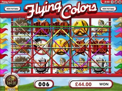 multiple winning paylines triggers a $44 jackpot during the free spins feature