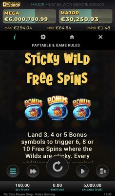 Sticky Wild Free Spins