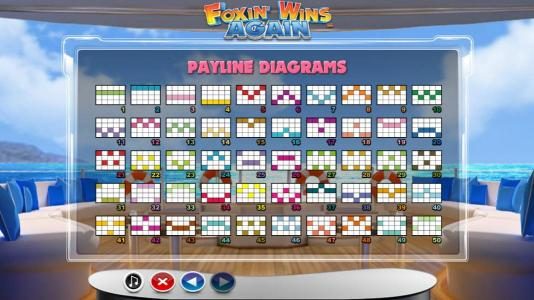 Payline Diagrams 1-50