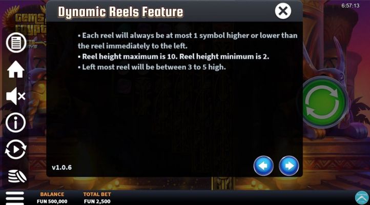 Dynamic Reels Feature