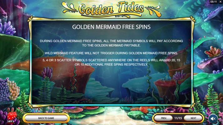 Golden Mermaid Free Spins