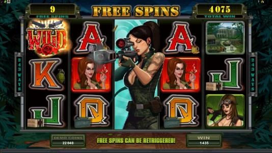 expanded wild during free spins triggers 1435 coin jackpot