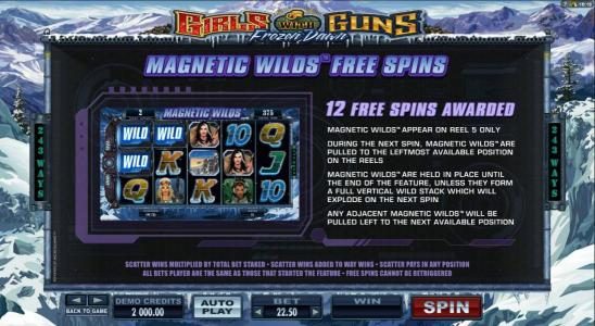 Magnetic Wilds Free Spins rules