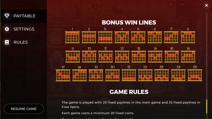 Bonus Win Lines