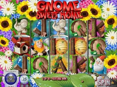 Free spins feature game board
