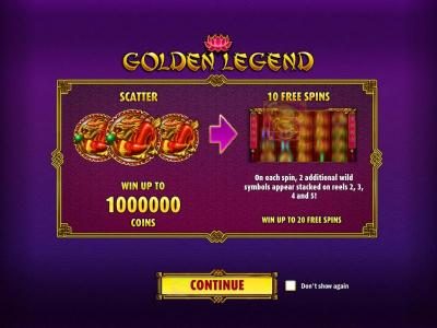 Win up to 1,000,000 coins. Win up to 20 free spins.