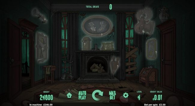 Select objects from around the room to reveal cash prizes. Finding the ghost will move you to the next level.