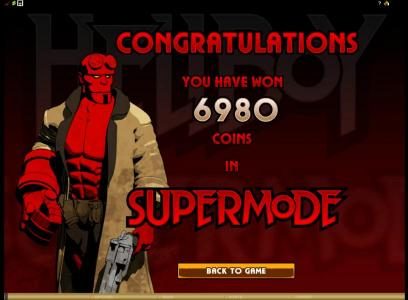 our supermode feature paid out 6980 coins