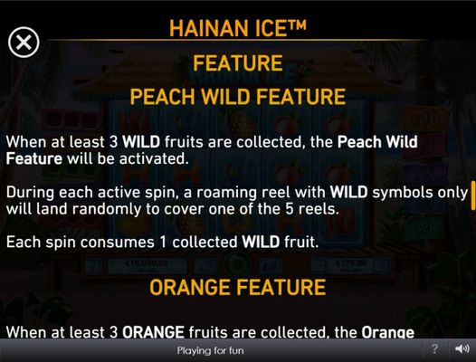 Peach Wild Feature