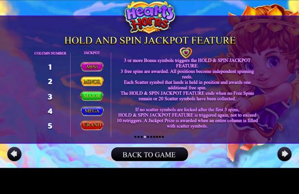 Hold and Spin Jackpot Feature